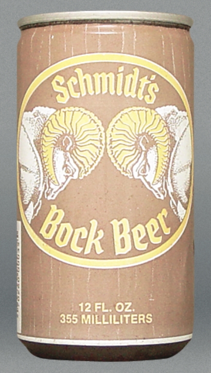 Schmidt's Bock Beer Test Can