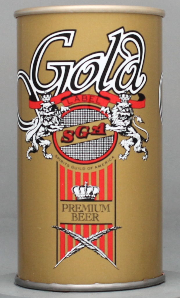 Sga Gold Label Premium Beer Test Can