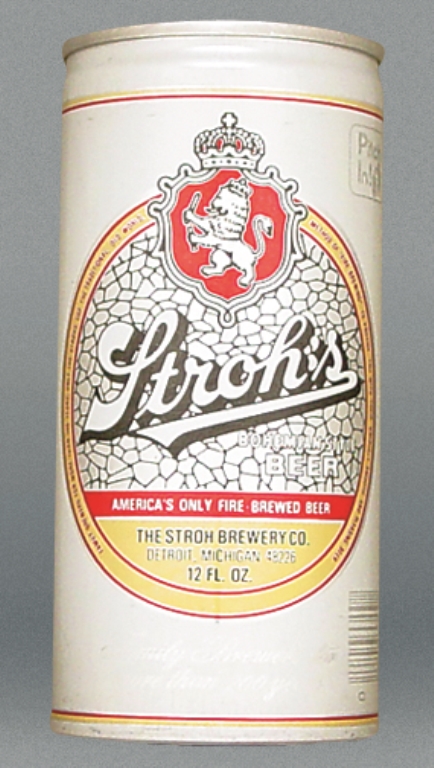 Stroh's Bohemian Style Beer Test Can