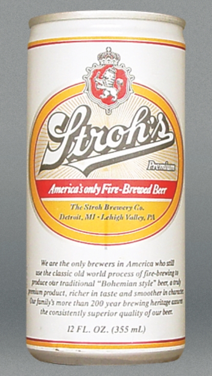 Stroh's Premium Beer Test Can