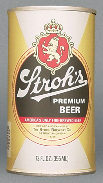Stroh's Premium Beer Test Can
