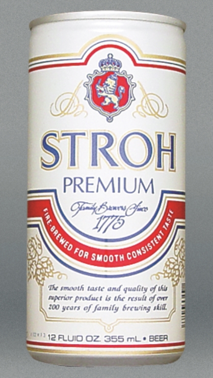 Stroh Premium Beer Test Can