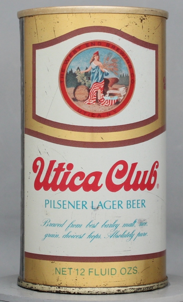 Utica Club Pilsener Lager Beer Test Can