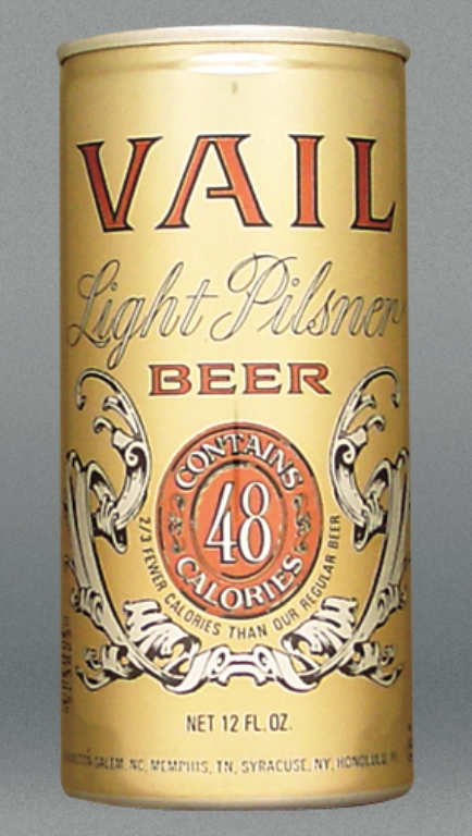 Vail Light Pilsner Beer Test Can