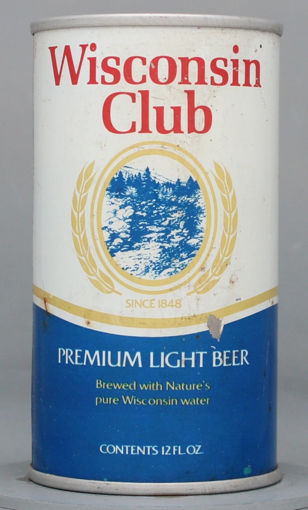 Wisconsin Club Premium Light Beer Test Can