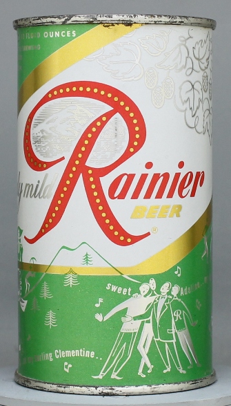 Rainier Beer Flat Top Can