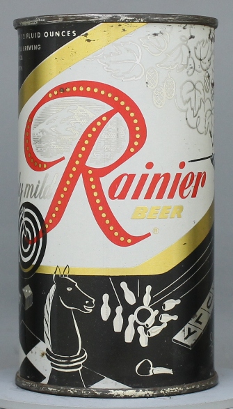 Rainier Beer Flat Top Can
