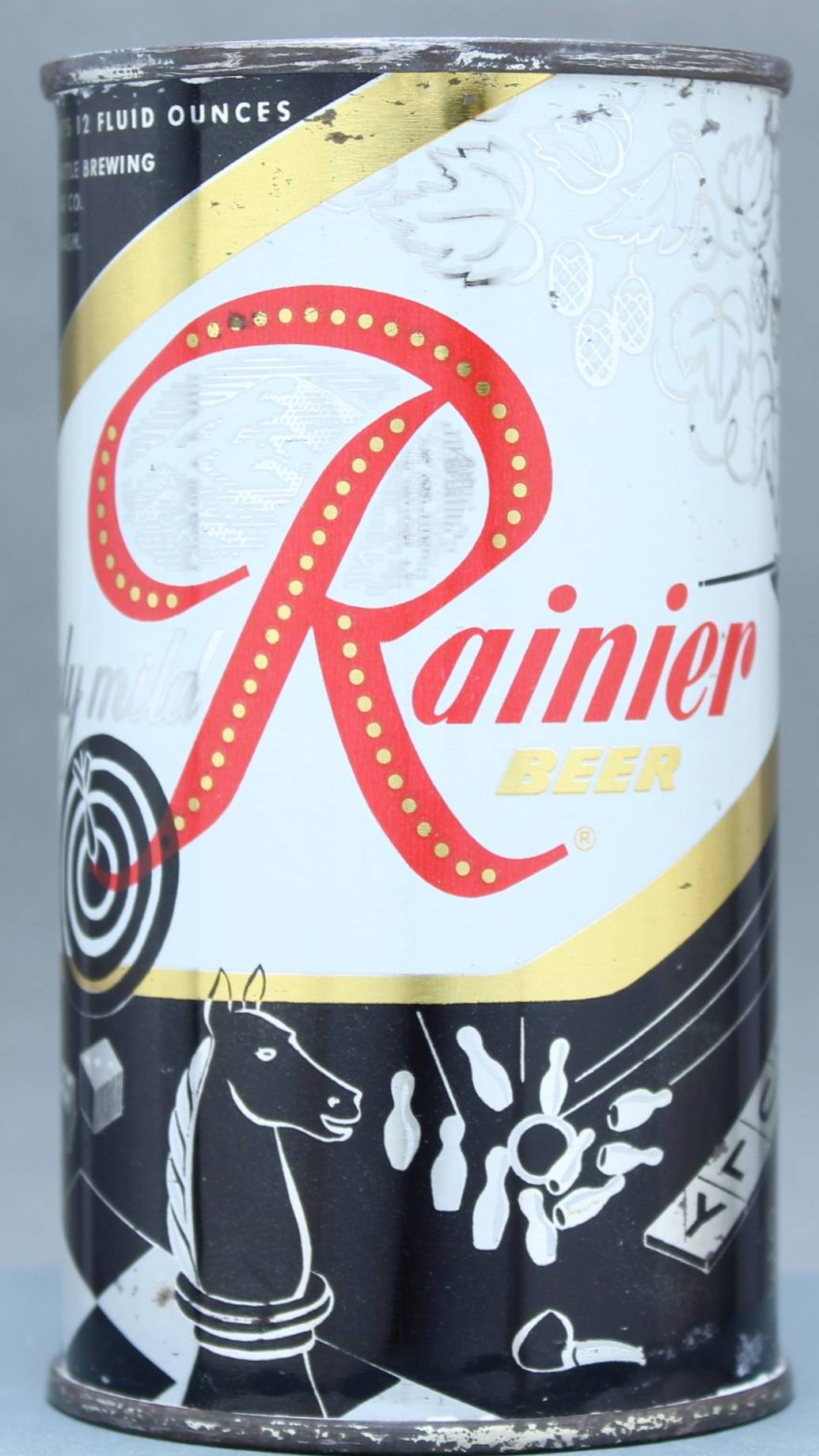 Rainier Beer Flat Top Can