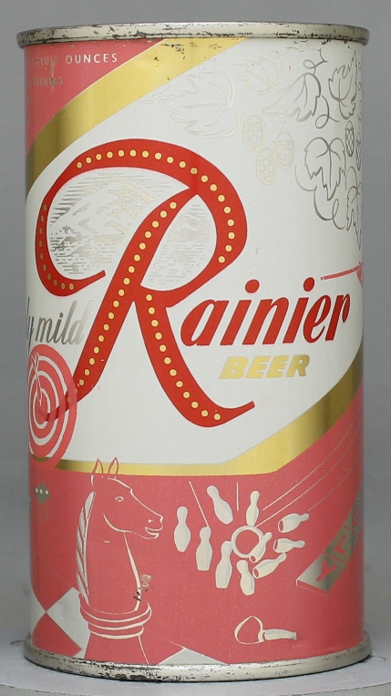 Rainier Beer Flat Top Can