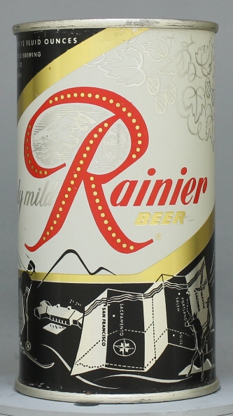 Rainier Beer Flat Top Can