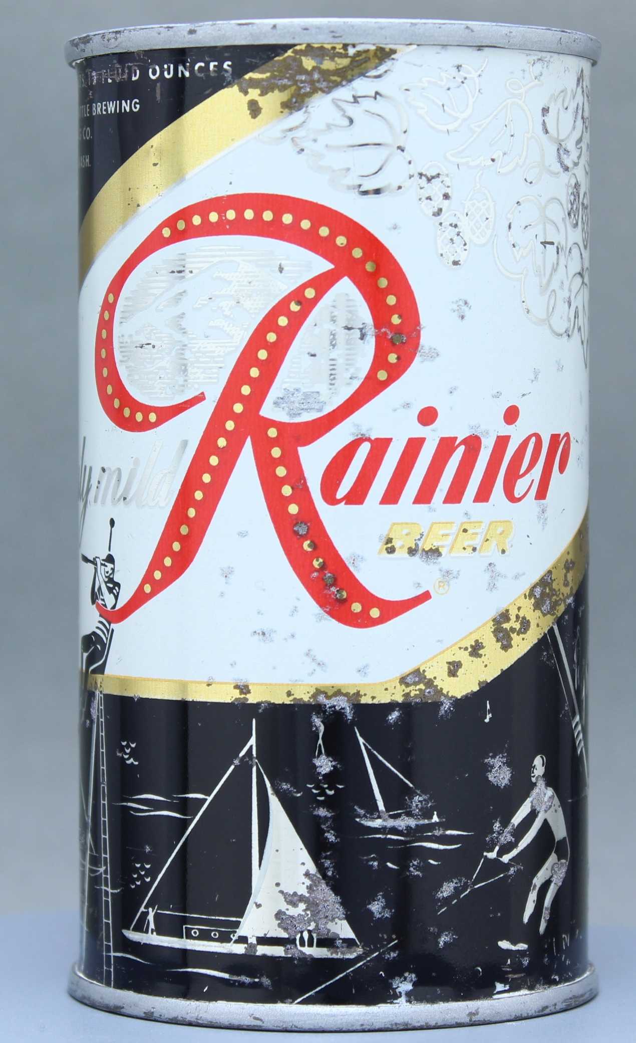 Rainier Beer Flat Top Can