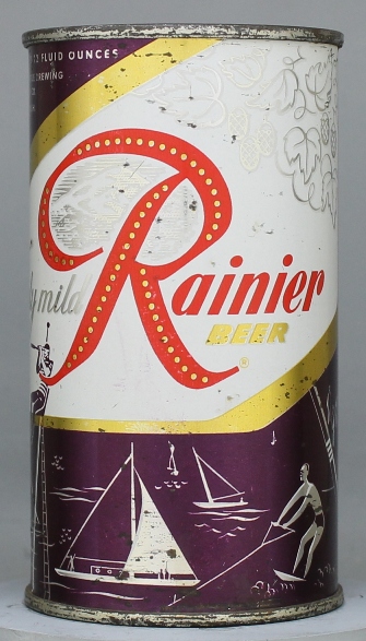 Rainier Beer Flat Top Can