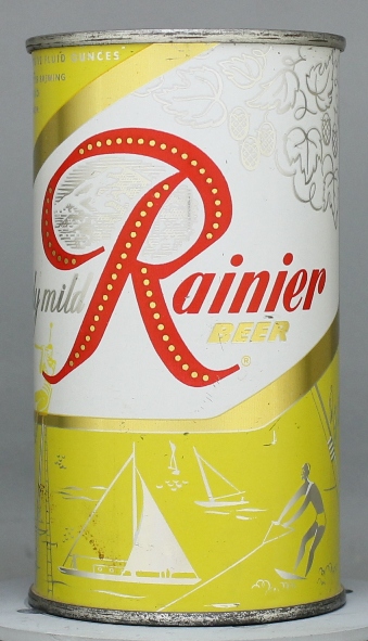 Rainier Beer Flat Top Can