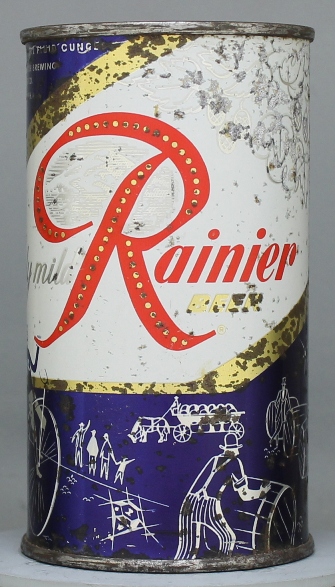 Rainier Beer Flat Top Can