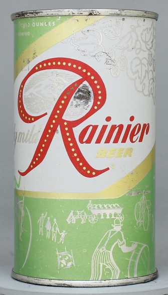 Rainier Beer Flat Top Can
