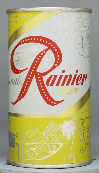Rainier Beer Flat Top Can