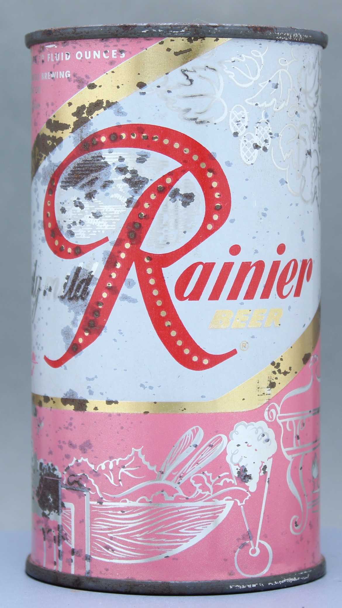 Rainier Beer Flat Top Can
