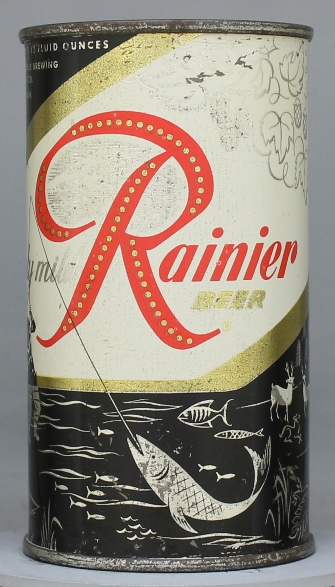 Rainier Beer Flat Top Can