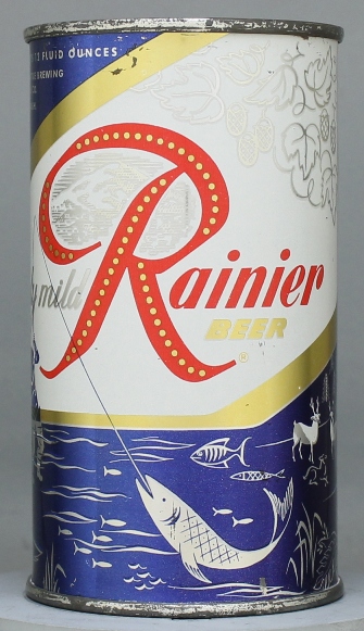 Rainier Beer Flat Top Can