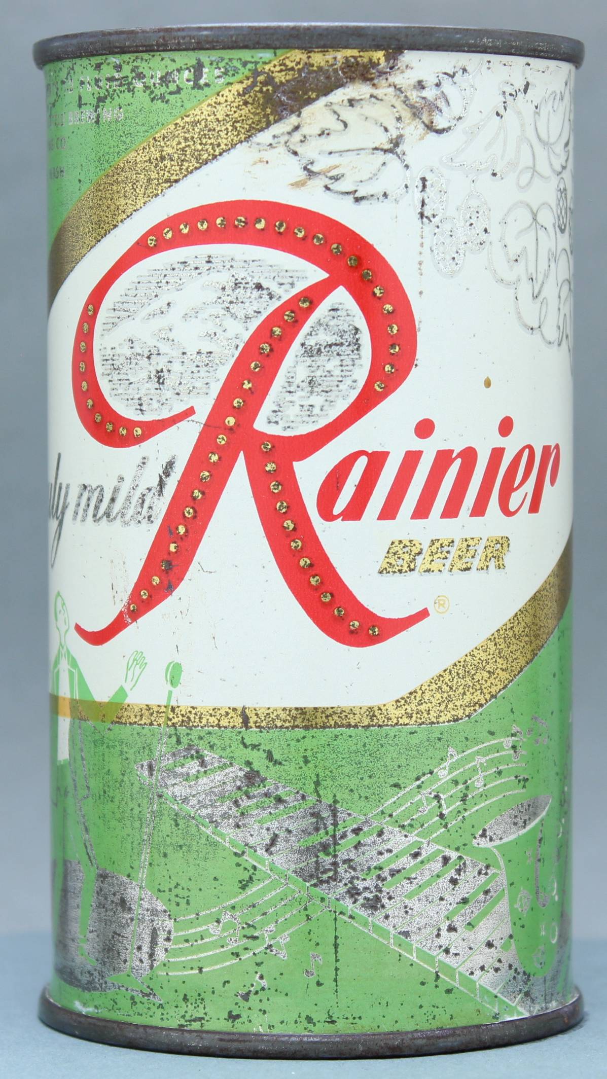 Rainier Beer Flat Top Can