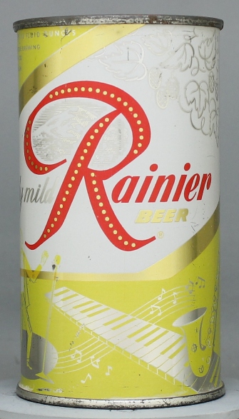 Rainier Beer Flat Top Can