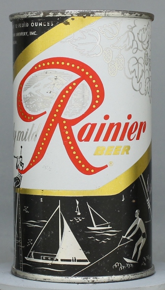 Rainier Beer Flat Top Can
