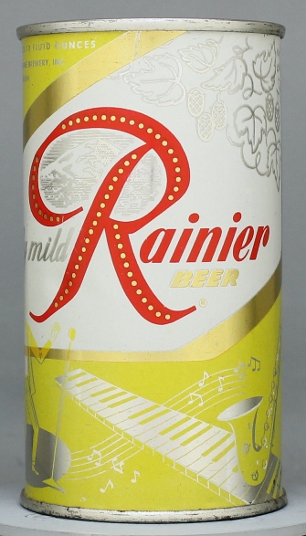 Rainier Beer Flat Top Can