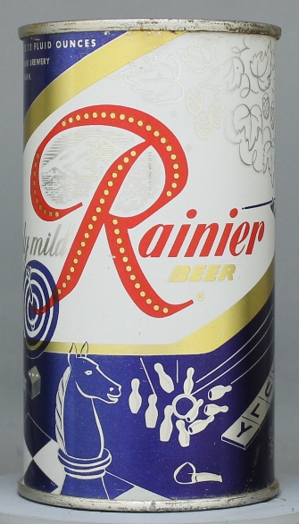 Rainier Beer Flat Top Can