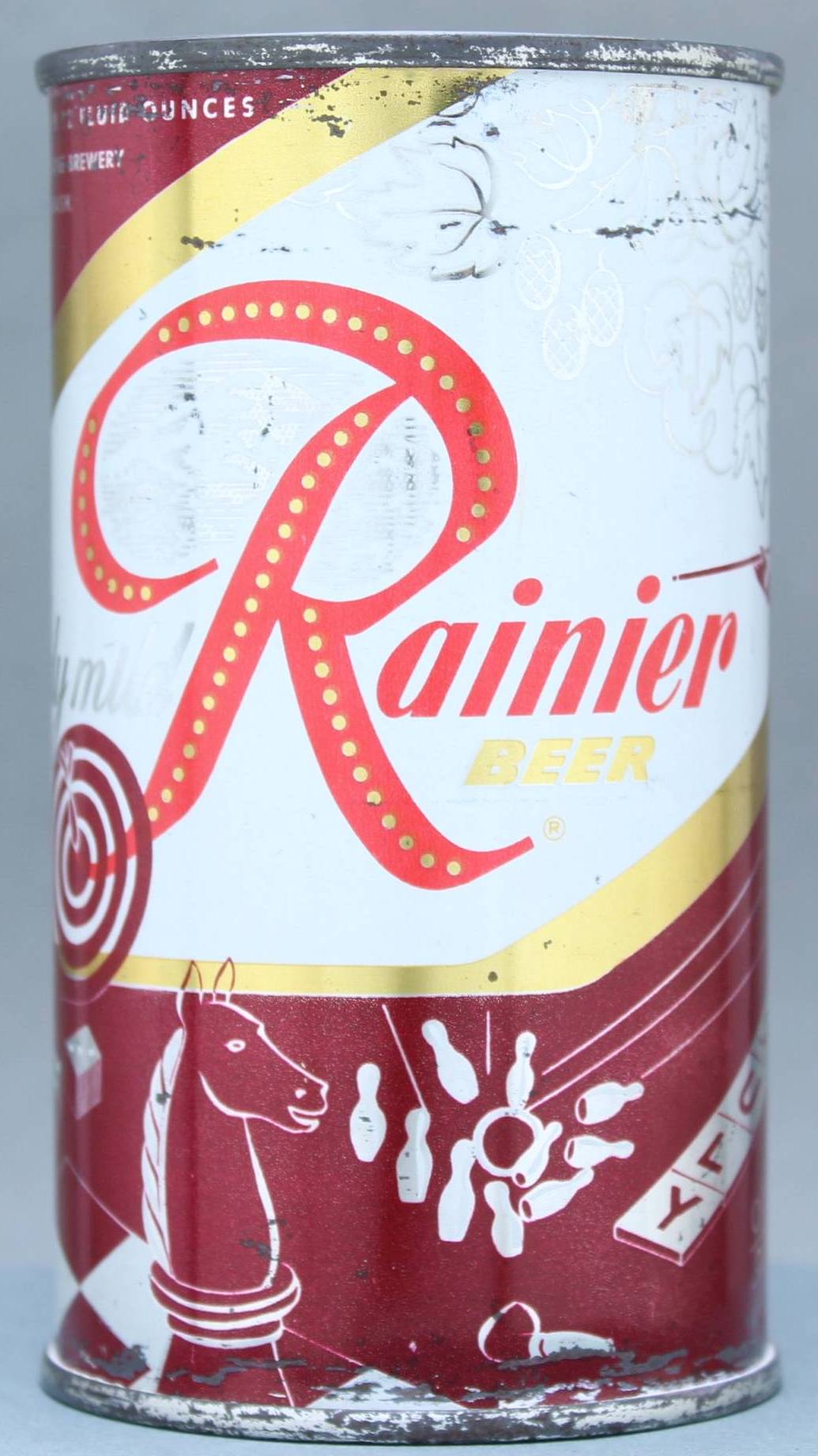 Rainier Beer Flat Top Can