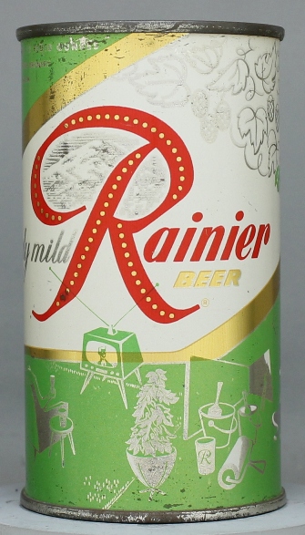 Rainier Beer Flat Top Can