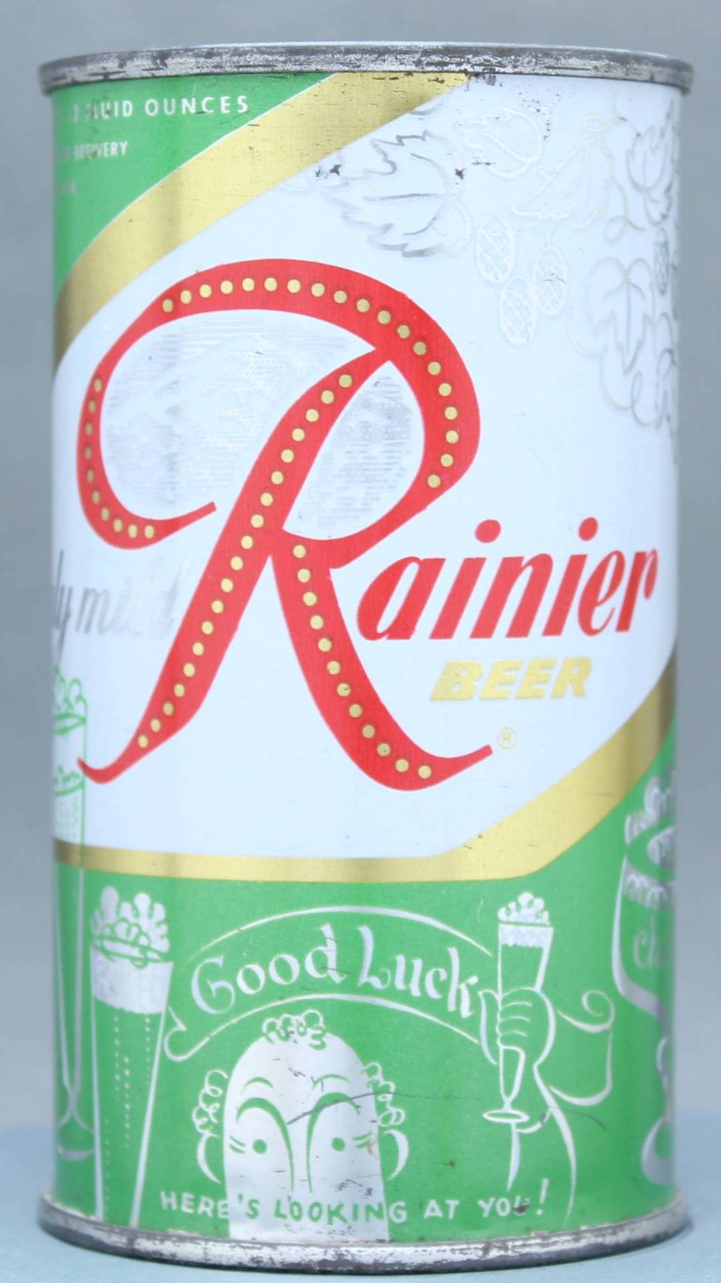 Rainier Beer Flat Top Can