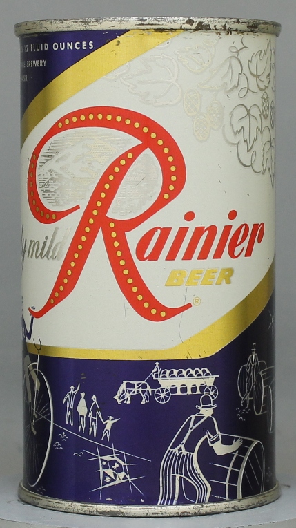 Rainier Beer Flat Top Can