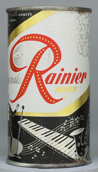 Rainier Beer Flat Top Can