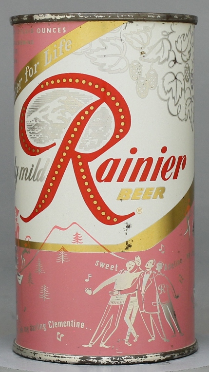 Rainier Beer Flat Top Can