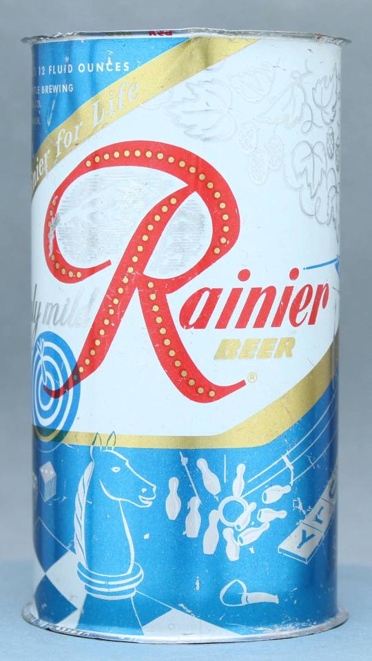 Rainier Beer Flat Top Can