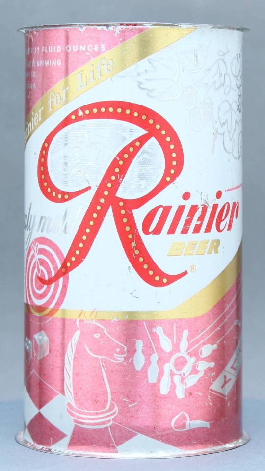 Rainier Beer Flat Top Can