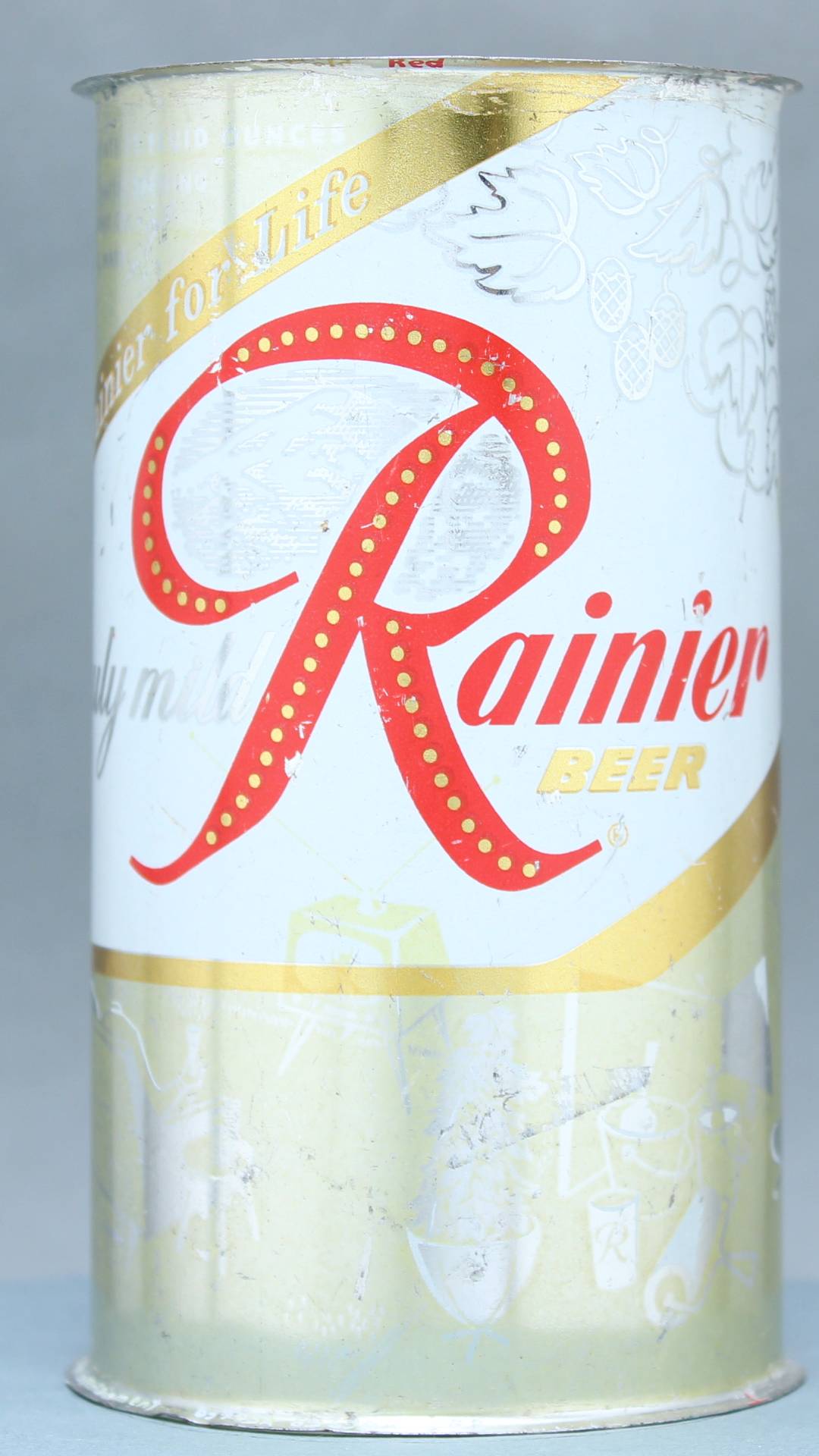Rainier Beer Flat Top Can