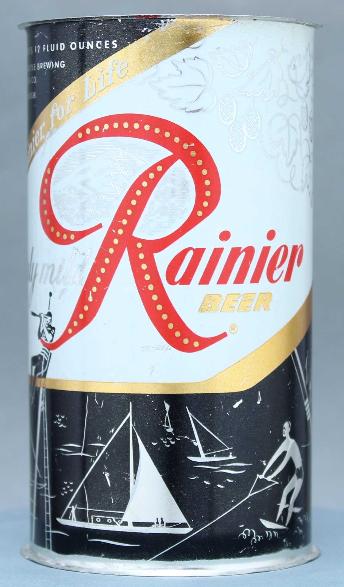 Rainier Beer Flat Top Can
