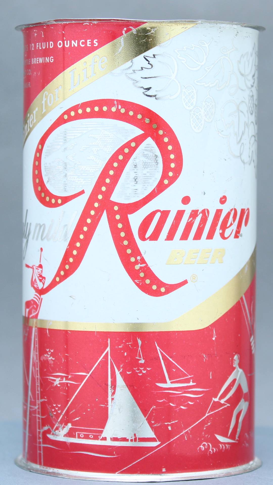 Rainier Beer Flat Top Can