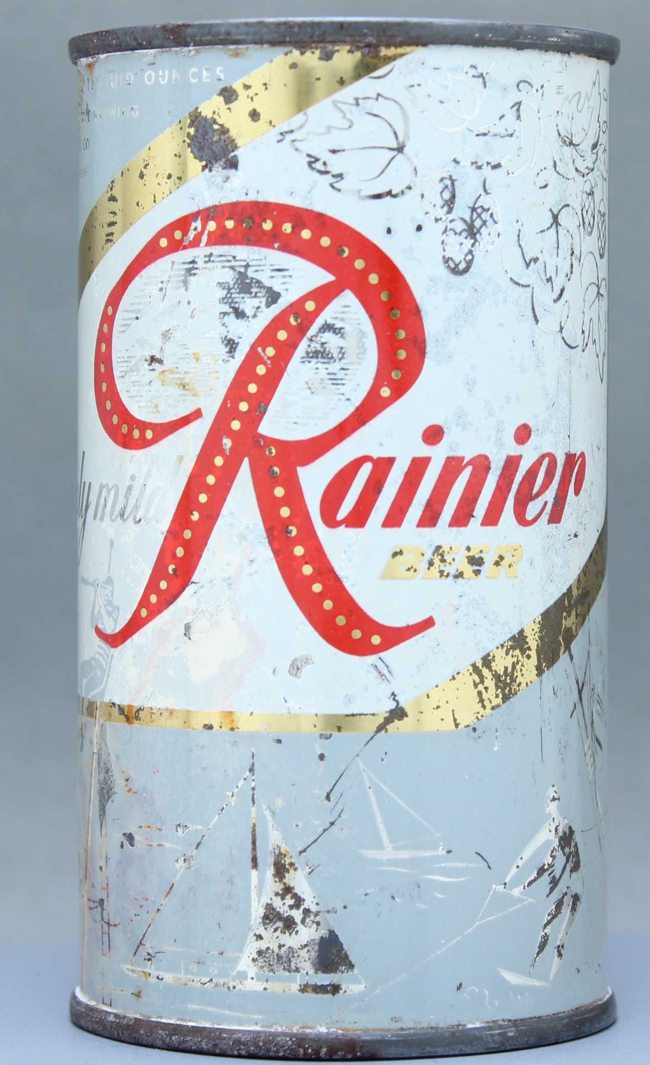 Rainier Beer Flat Top Can