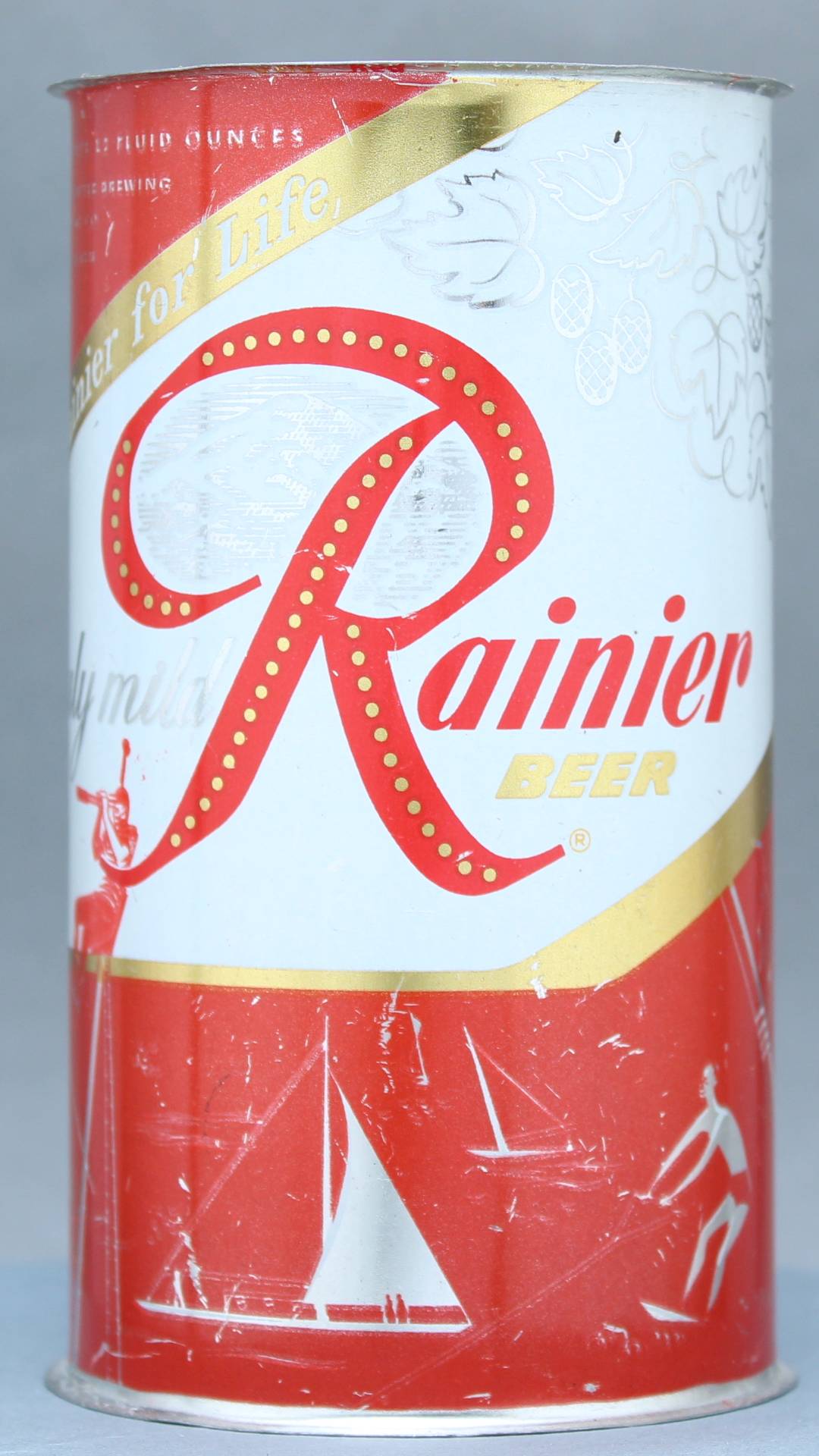 Rainier Beer Flat Top Can
