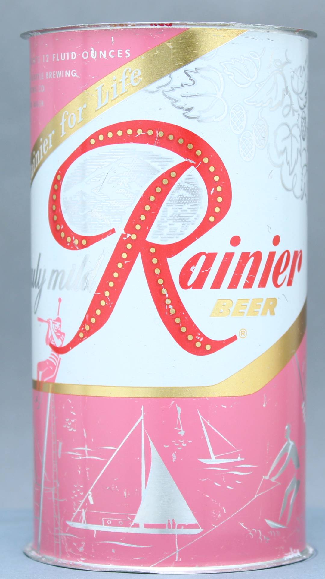 Rainier Beer Flat Top Can