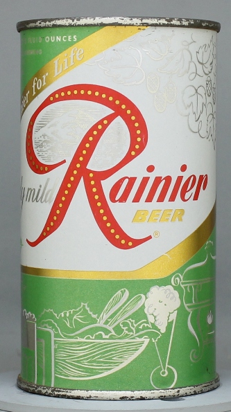 Rainier Beer Flat Top Can