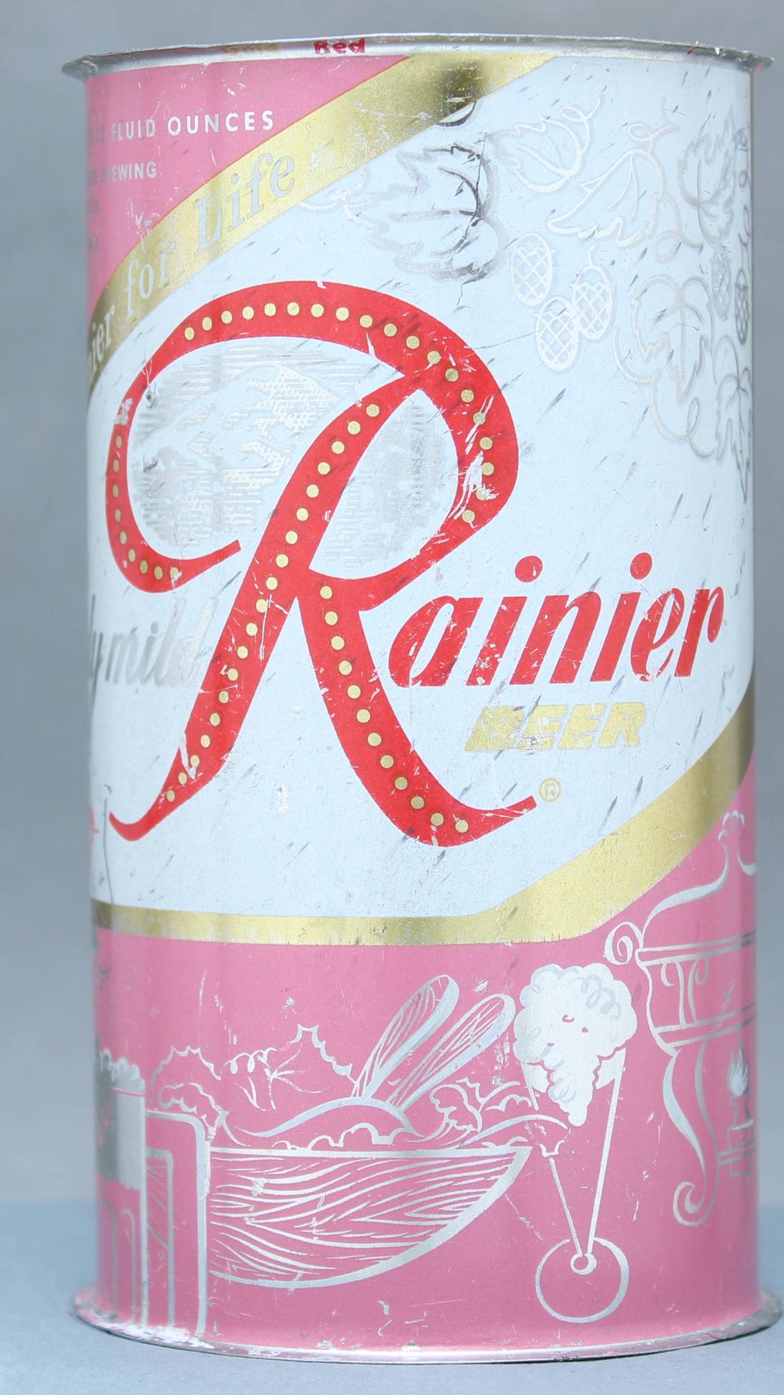 Rainier Beer Flat Top Can