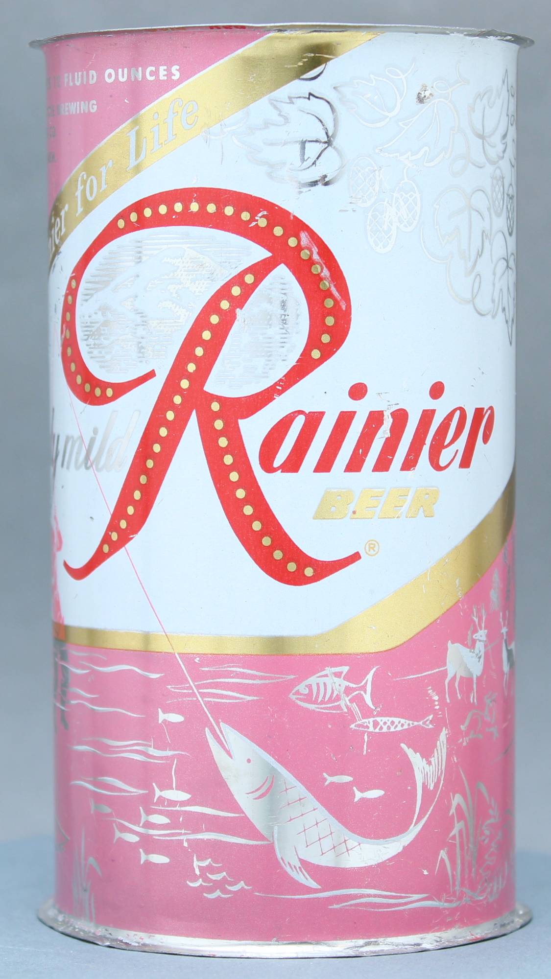 Rainier Beer Flat Top Can