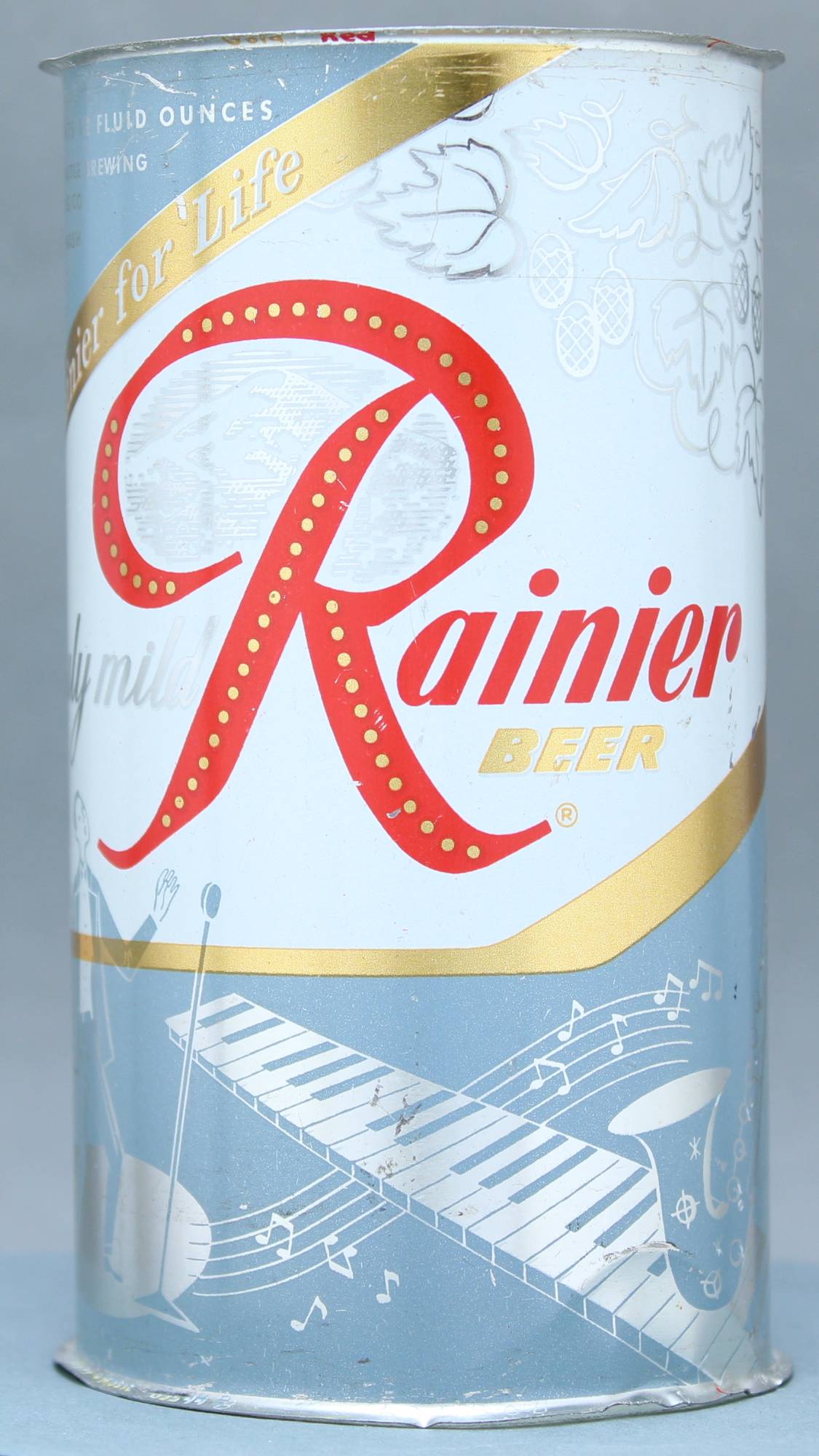 Rainier Beer Flat Top Can