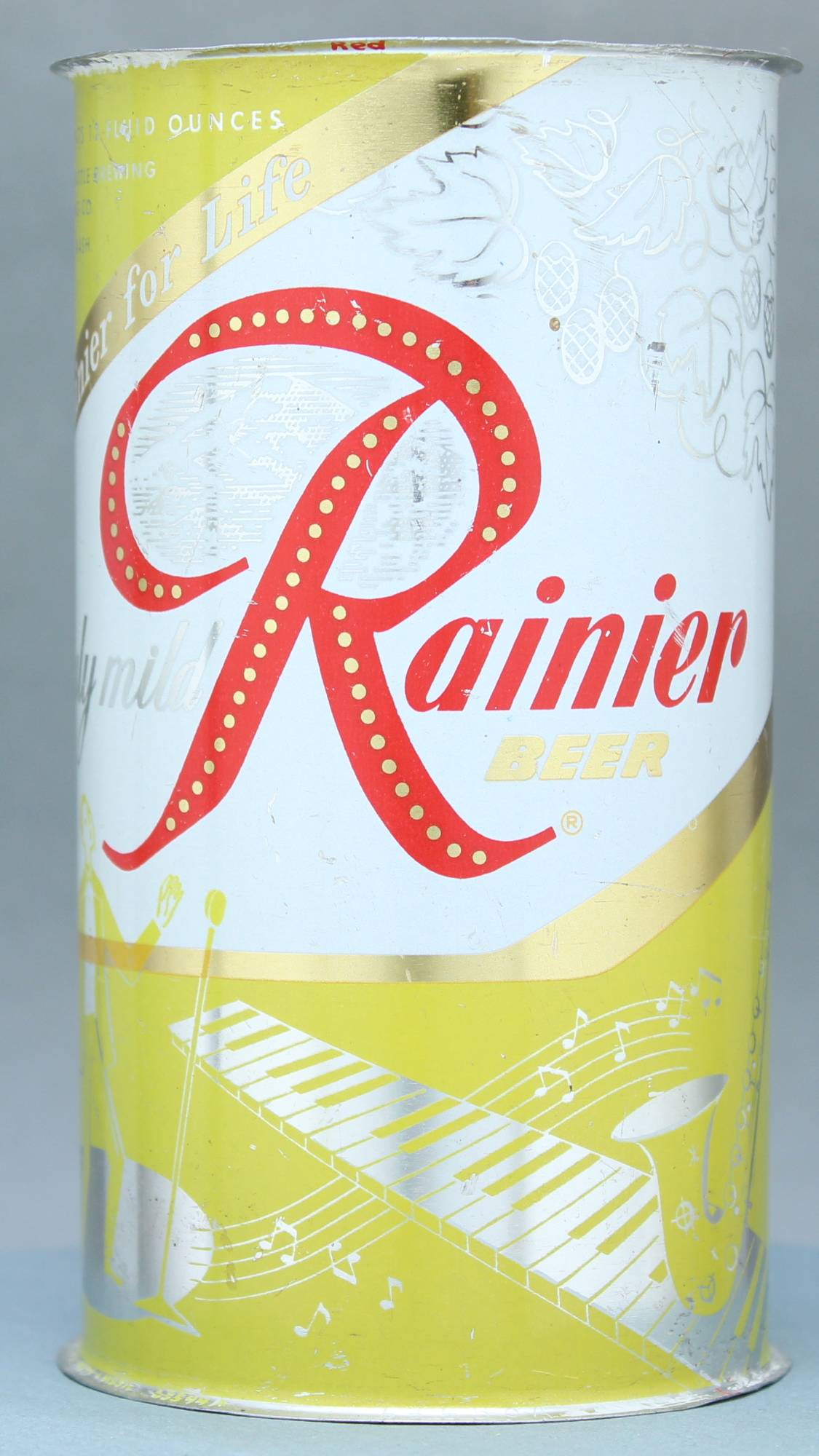Rainier Beer Flat Top Can