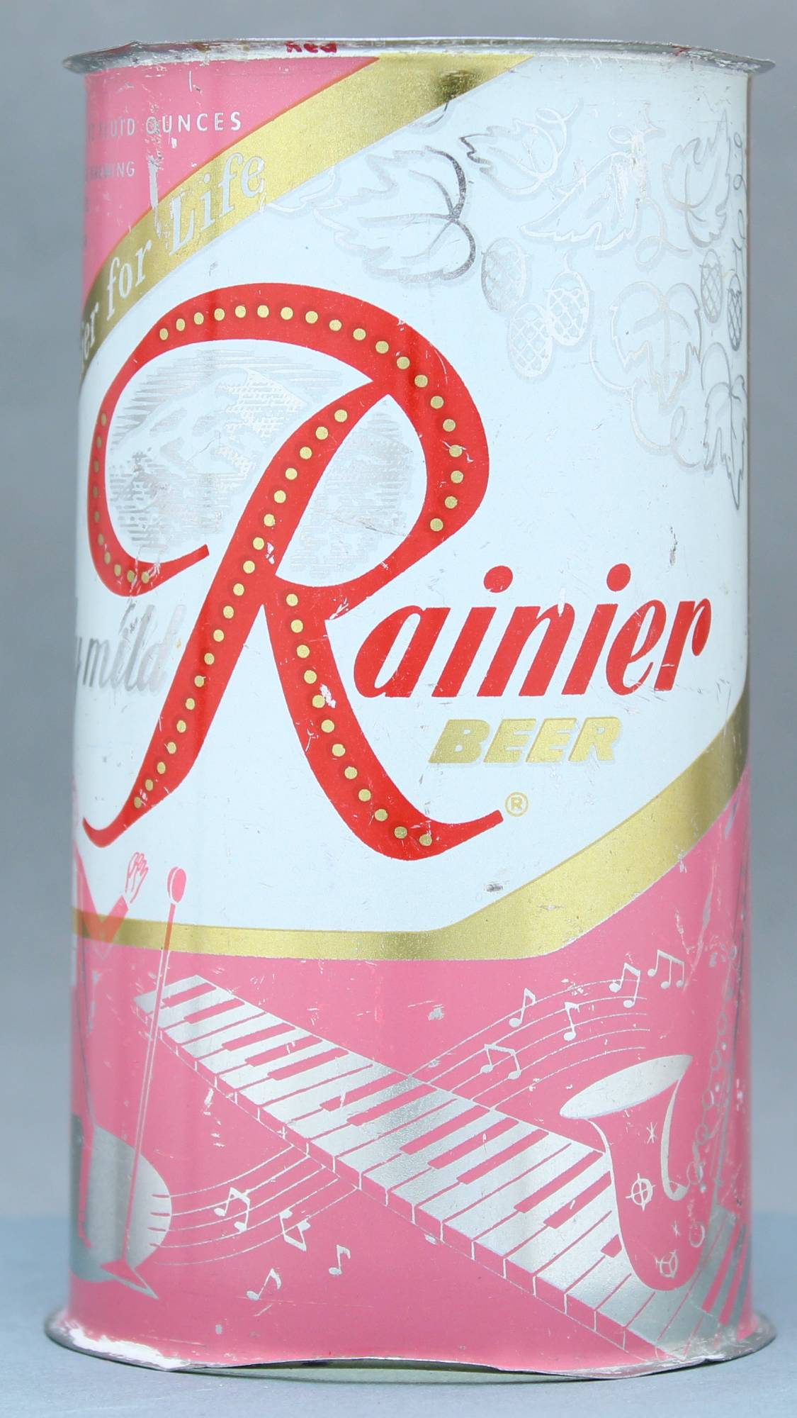 Rainier Beer Flat Top Can