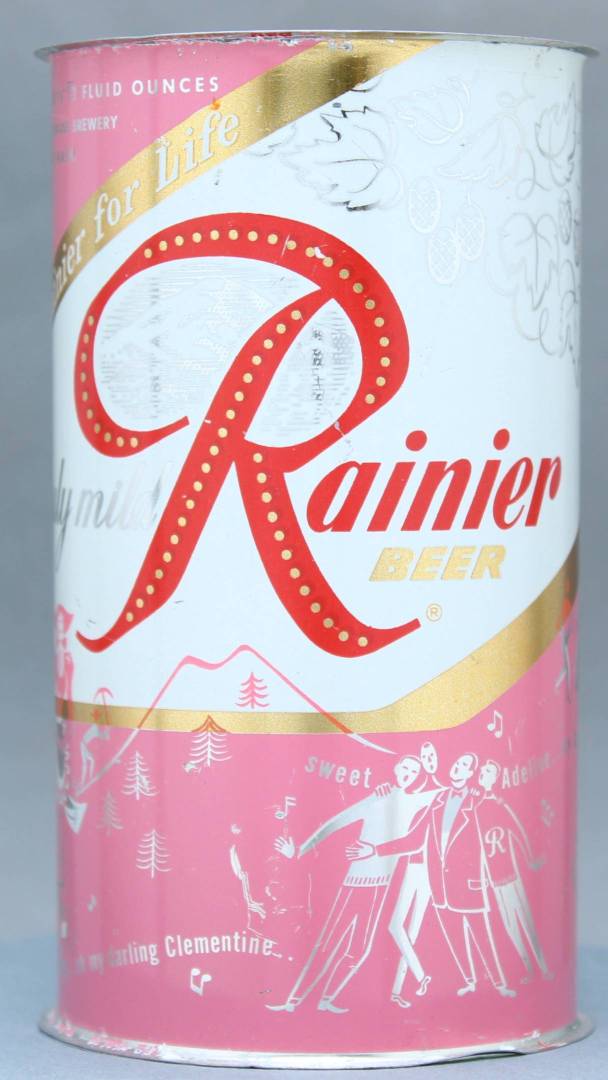 Rainier Beer Flat Top Can