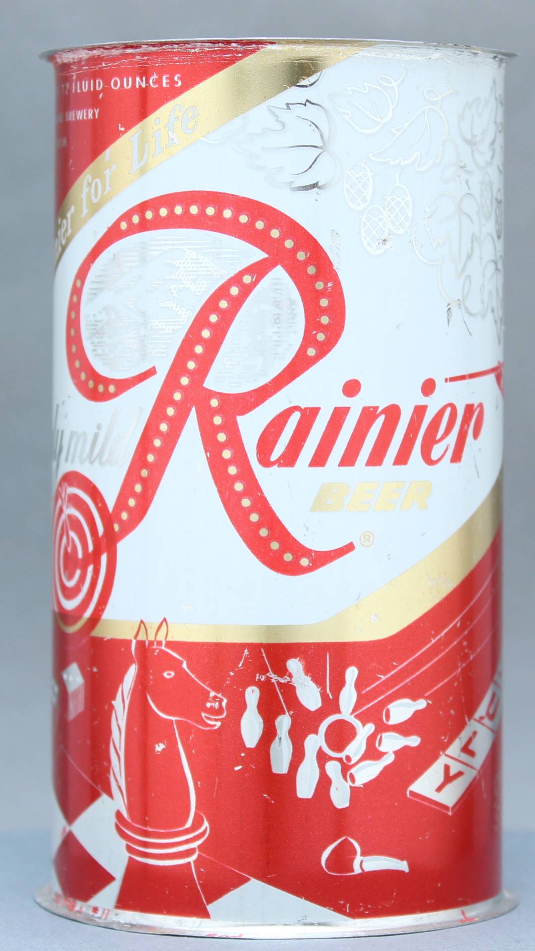 Rainier Beer Flat Top Can